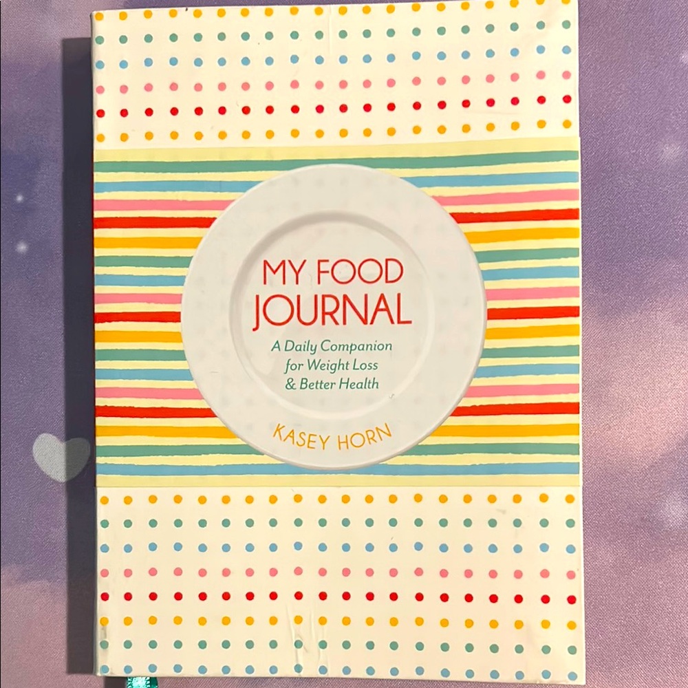 Colorful Striped Food Journal by kasey Horn